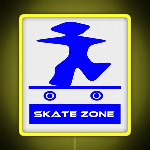 Skate Zone RGB Neon Sign