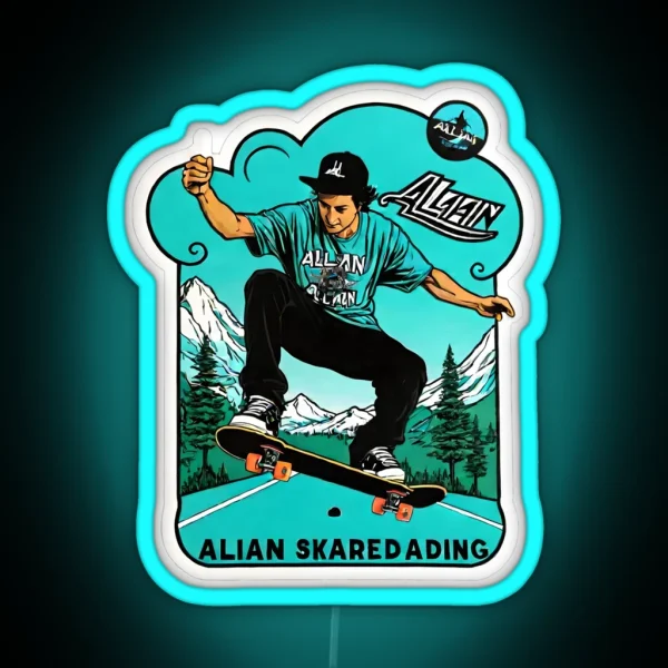 Skateandskate RGB Neon Sign