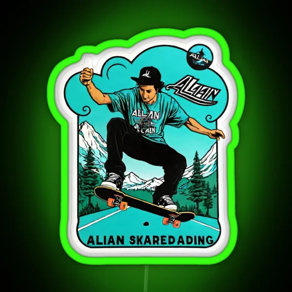 Skateandskate RGB Neon Sign