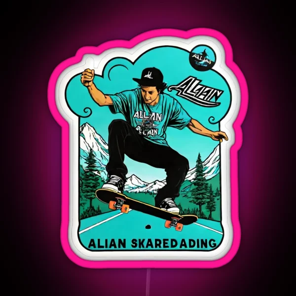 Skateandskate RGB Neon Sign