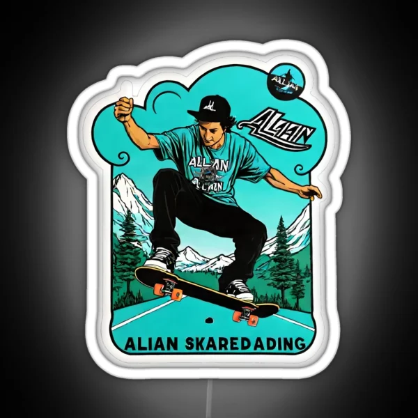 Skateandskate RGB Neon Sign