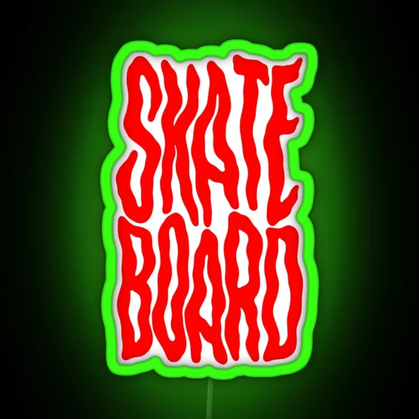 Skateboard RGB Neon Sign