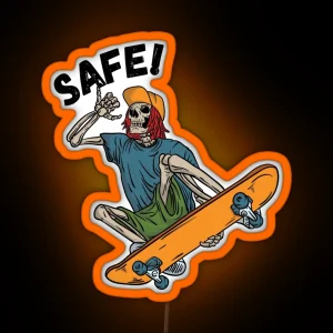 Skater Culture Safe RGB Neon Sign