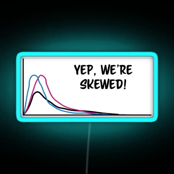 Skewed RGB Neon Sign