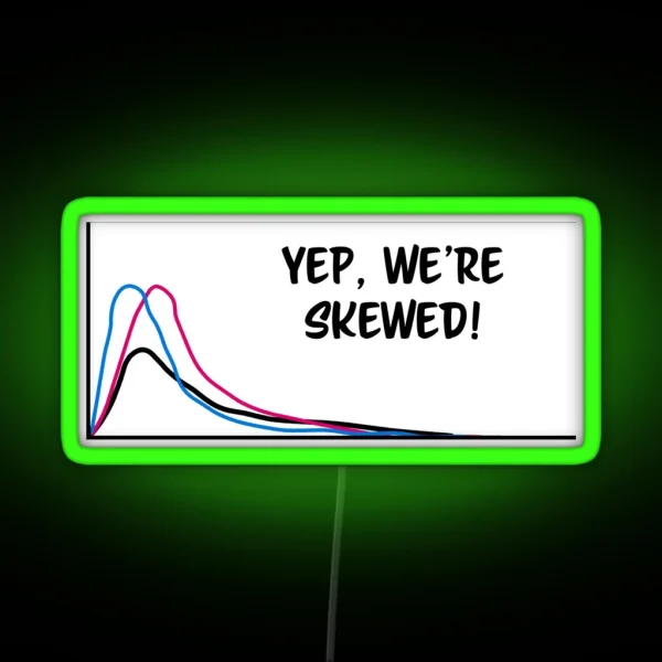Skewed RGB Neon Sign