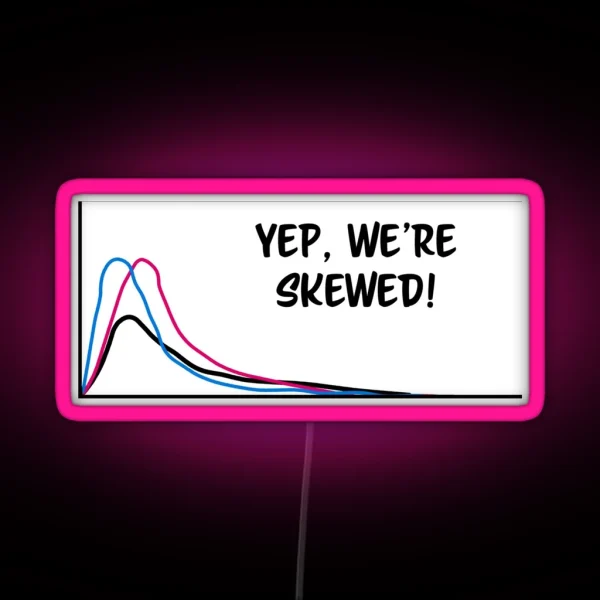 Skewed RGB Neon Sign