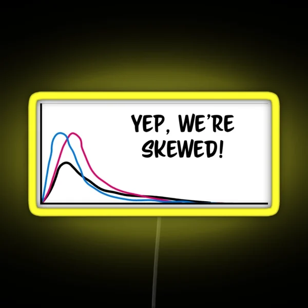 Skewed RGB Neon Sign