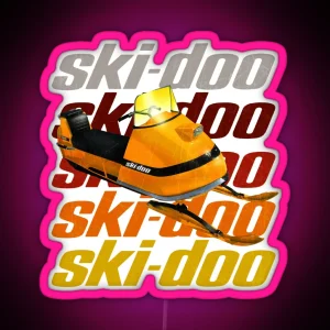 Ski Doo RGB Neon Sign