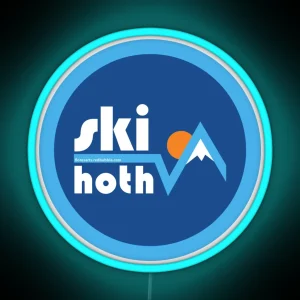 Ski Hoth RGB Neon Sign