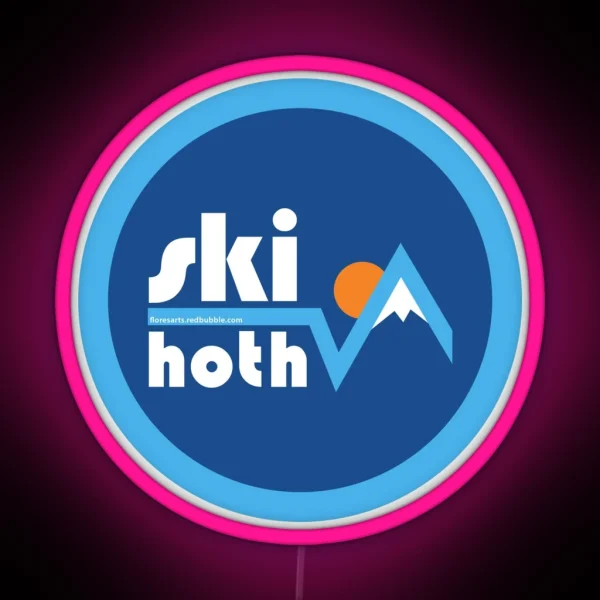 Ski Hoth RGB Neon Sign