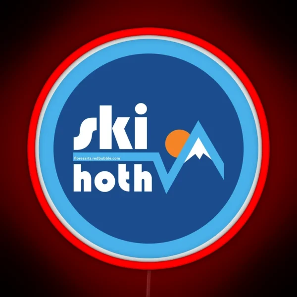 Ski Hoth RGB Neon Sign