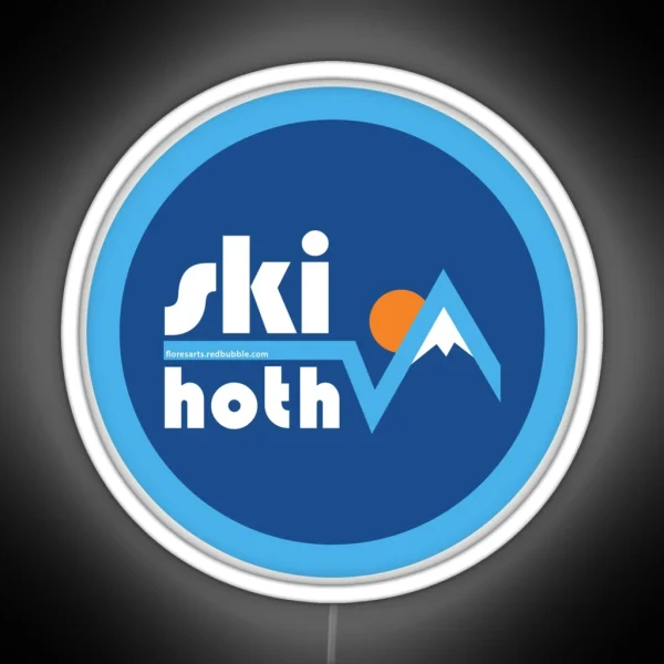 Ski Hoth RGB Neon Sign