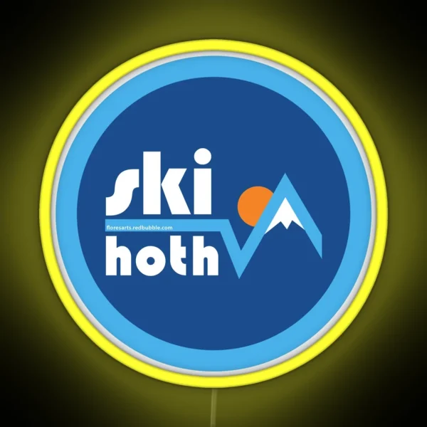 Ski Hoth RGB Neon Sign