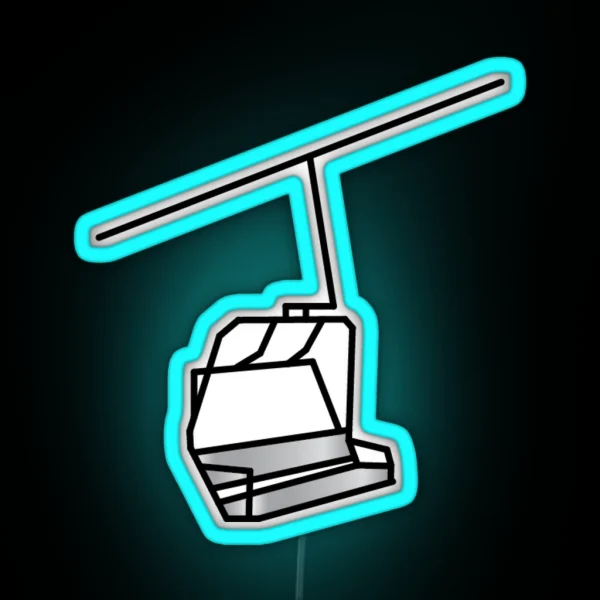 Ski Lift RGB Neon Sign