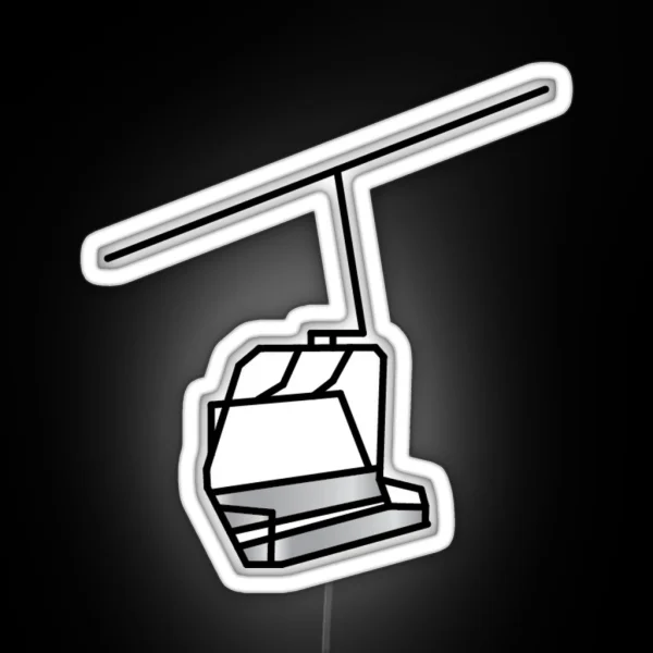 Ski Lift RGB Neon Sign
