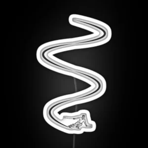 Ski Lines RGB Neon Sign