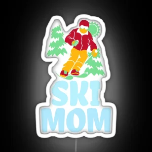 Ski Mom RGB Neon Sign