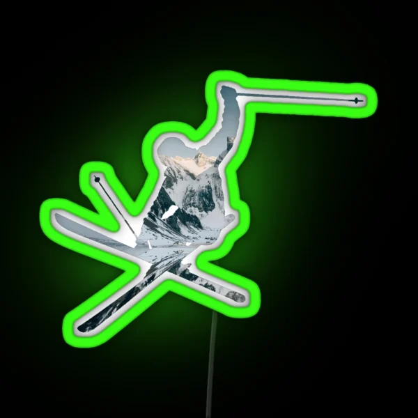 Ski MTN RGB Neon Sign