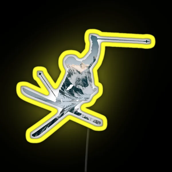 Ski MTN RGB Neon Sign