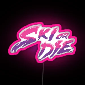 Ski Or Die Candy Boy RGB Neon Sign