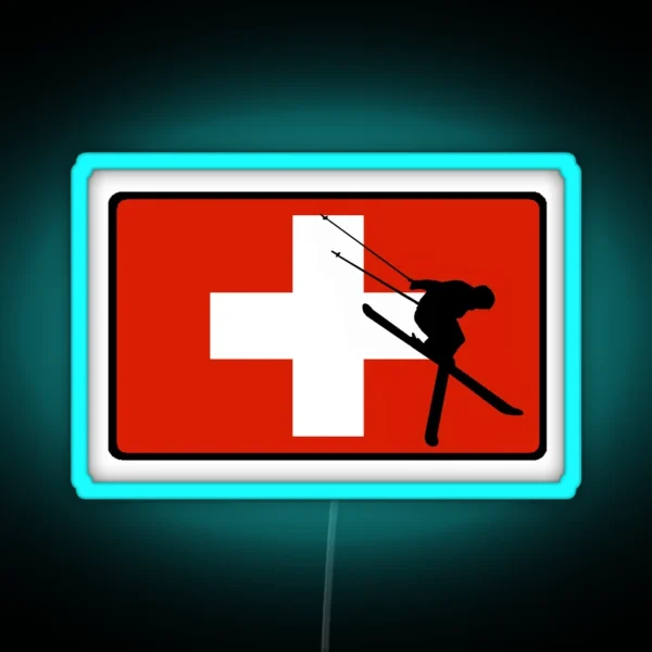 Ski Patrol RGB Neon Sign