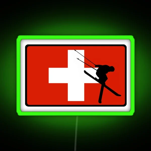 Ski Patrol RGB Neon Sign