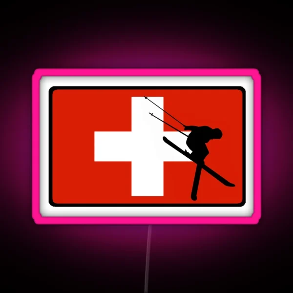 Ski Patrol RGB Neon Sign