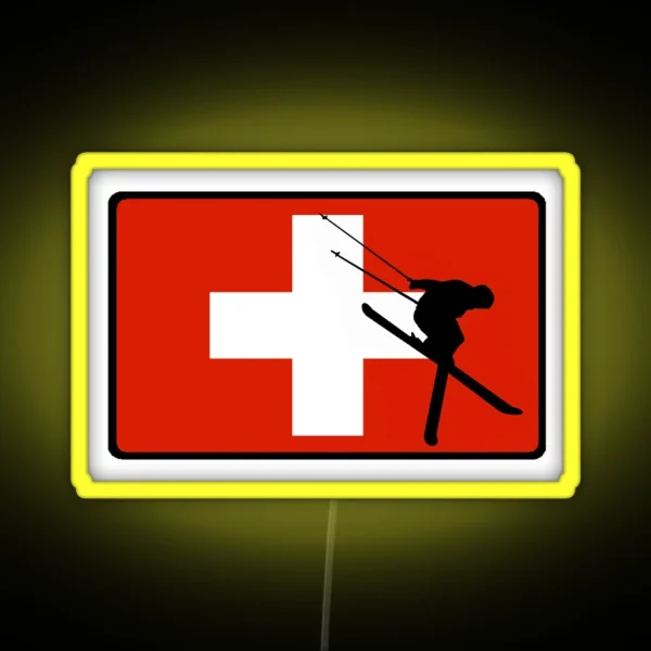 Ski Patrol RGB Neon Sign