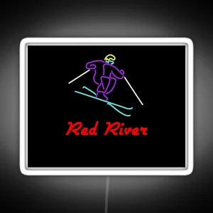 Ski Red River RGB Neon Sign