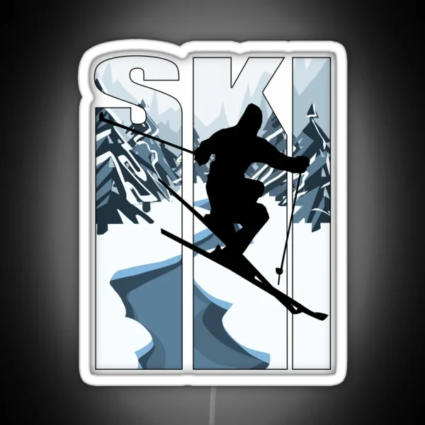 Ski RGB Neon Sign