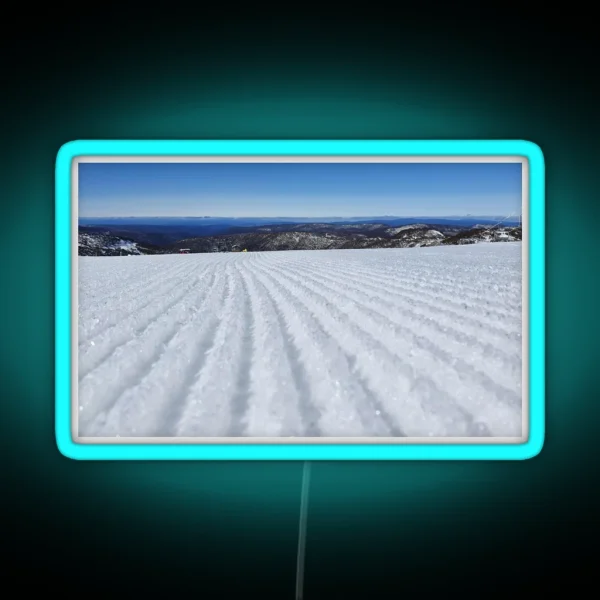 Ski Run On The Go RGB Neon Sign