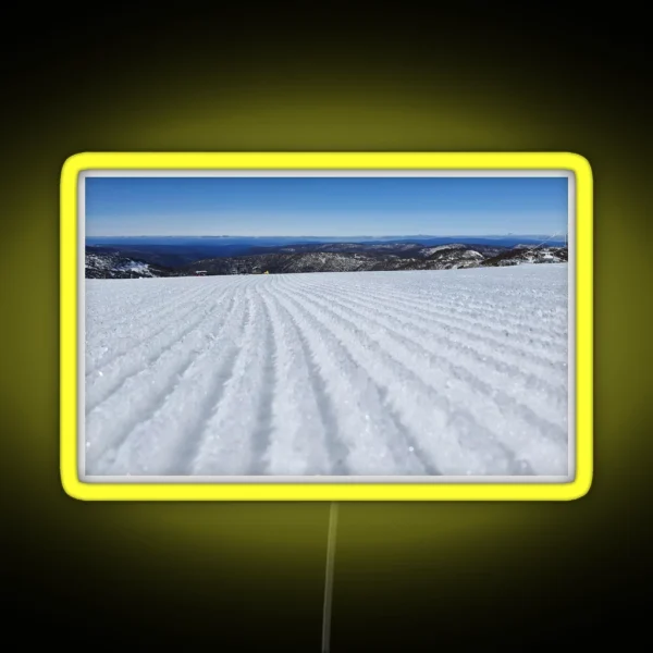Ski Run On The Go RGB Neon Sign