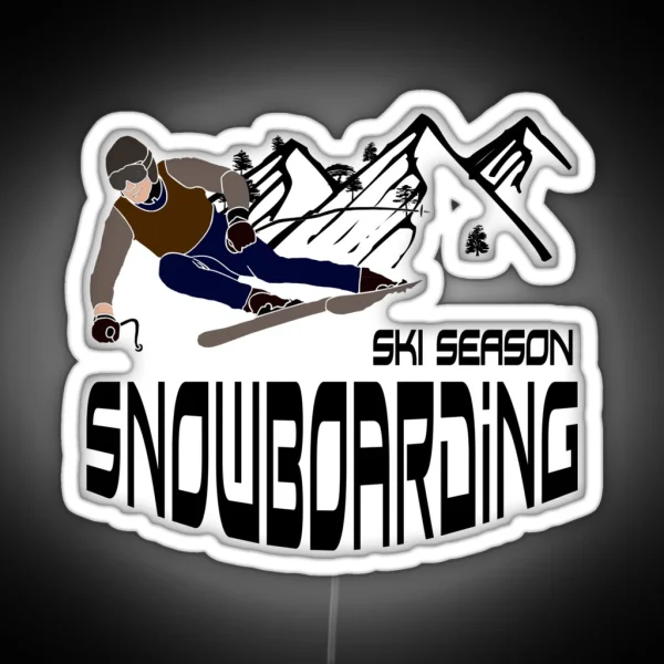 Ski Season Love Big Dumps V4 2021 RGB Neon Sign