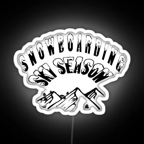 Ski Season Love Big Dumps V5 2021 RGB Neon Sign