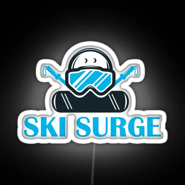Ski Surge Ski Goggles RGB Neon Sign