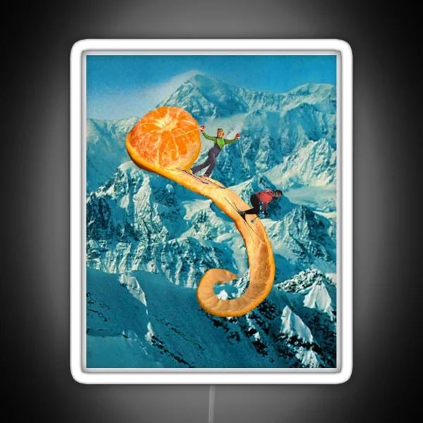 Ski The Clementine RGB Neon Sign