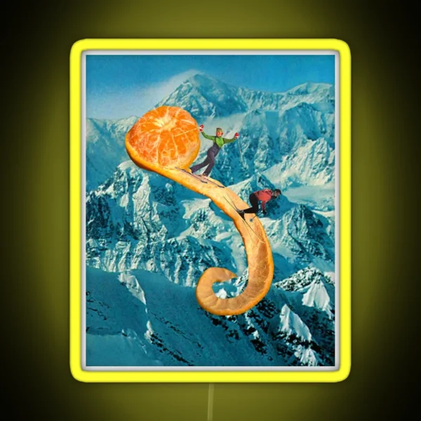 Ski The Clementine RGB Neon Sign
