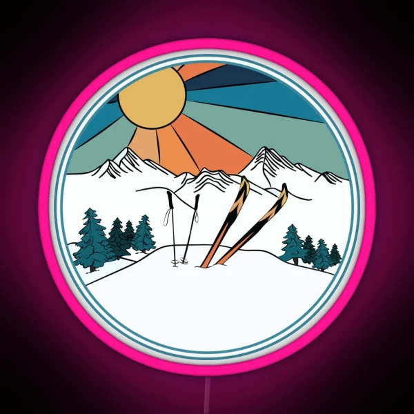 Ski You Later Winter Sports RGB Neon Sign