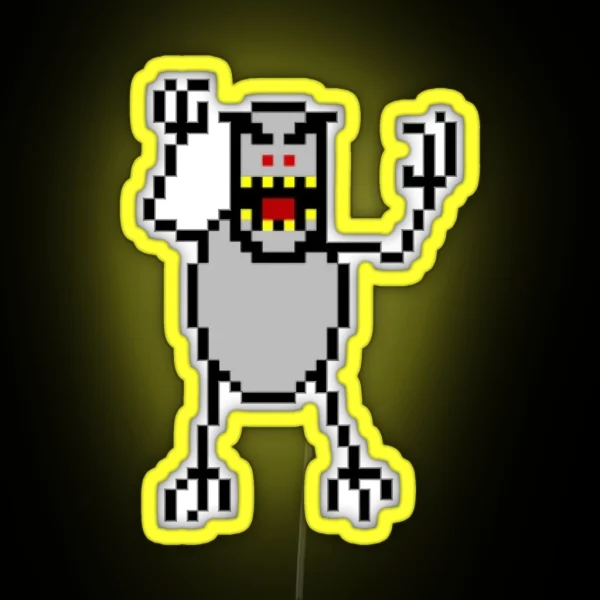 Skifree Yeti RGB Neon Sign