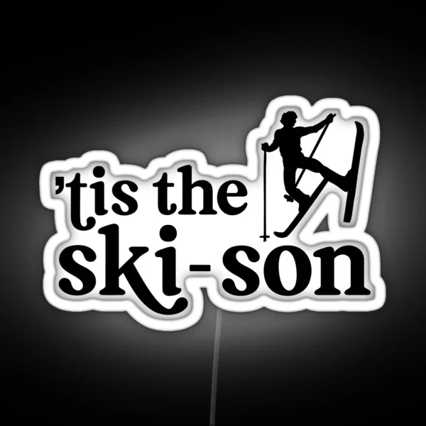 Skiing Season RGB Neon Sign