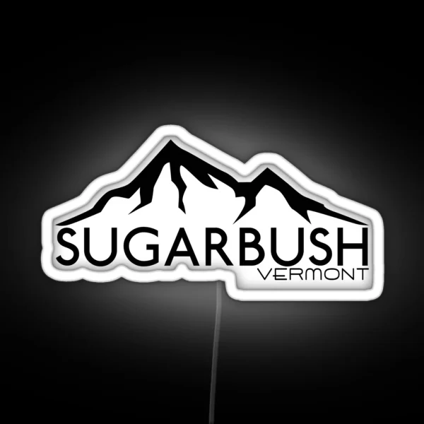 SKIING SUGARBUSH SKI WARREN VERMONT SNOWBOARDING RGB Neon Sign
