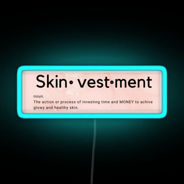 Skin Vest Ment RGB Neon Sign