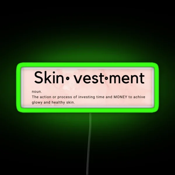 Skin Vest Ment RGB Neon Sign