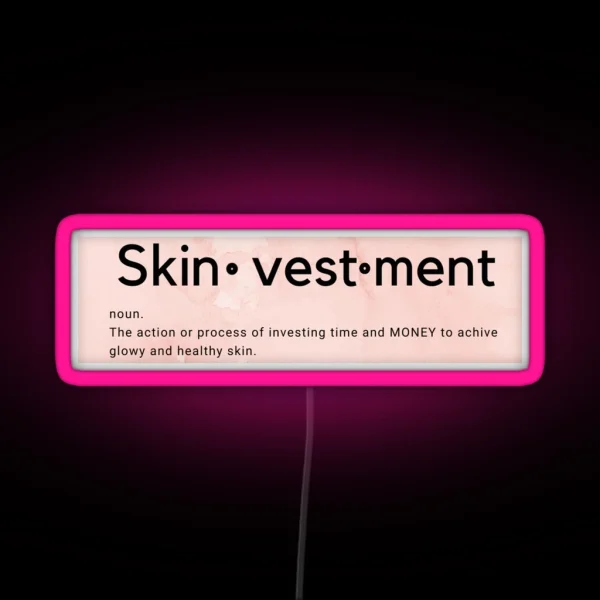 Skin Vest Ment RGB Neon Sign