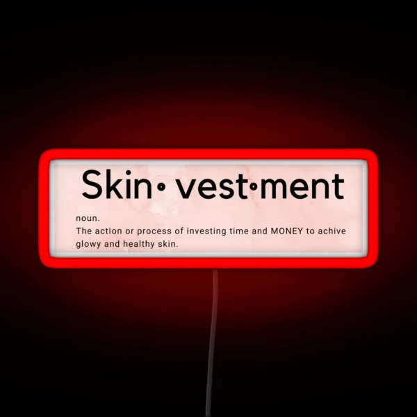 Skin Vest Ment RGB Neon Sign