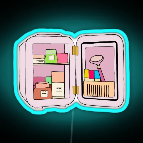 Skincare Fridge RGB Neon Sign