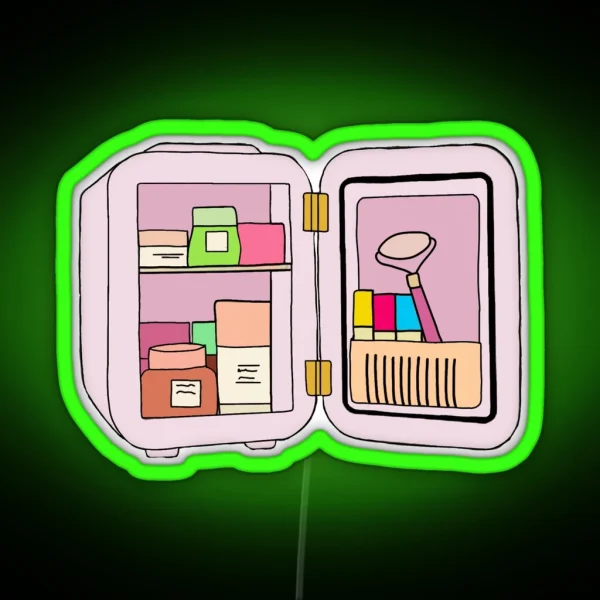 Skincare Fridge RGB Neon Sign