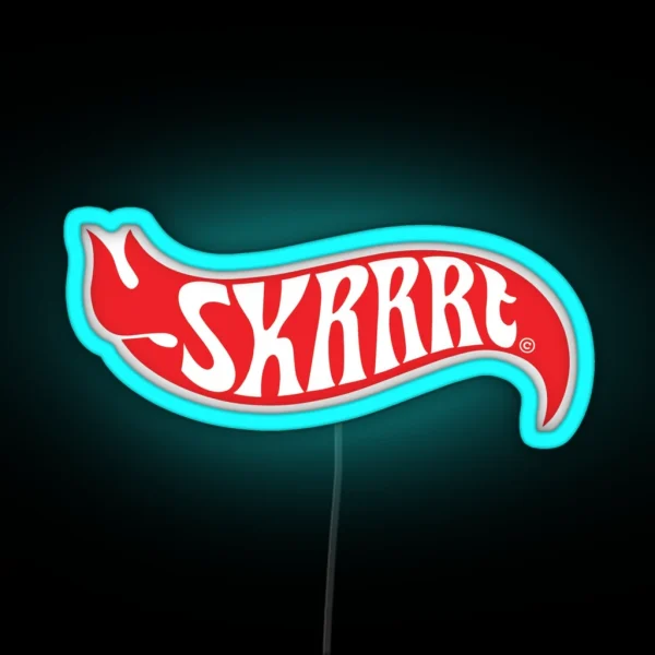 Skrrrt RGB Neon Sign