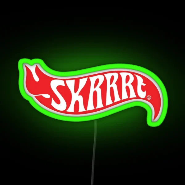Skrrrt RGB Neon Sign