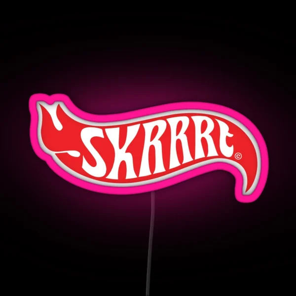Skrrrt RGB Neon Sign